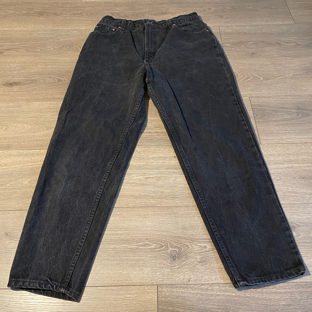 LEVIS VINTAGE MOM JEAN BLACK 551
